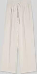 Tom Tailor Wide leg broek van linnen-viscosemix