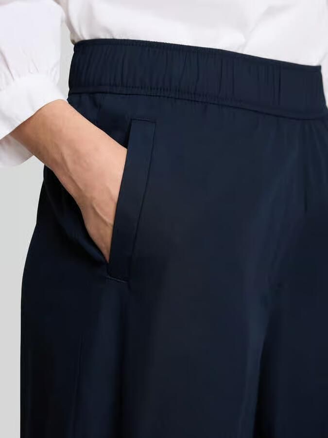 Tom Tailor Wide leg culotte van katoenmix