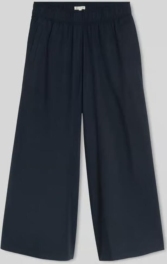 Tom Tailor Wide leg culotte van katoenmix - Foto 2