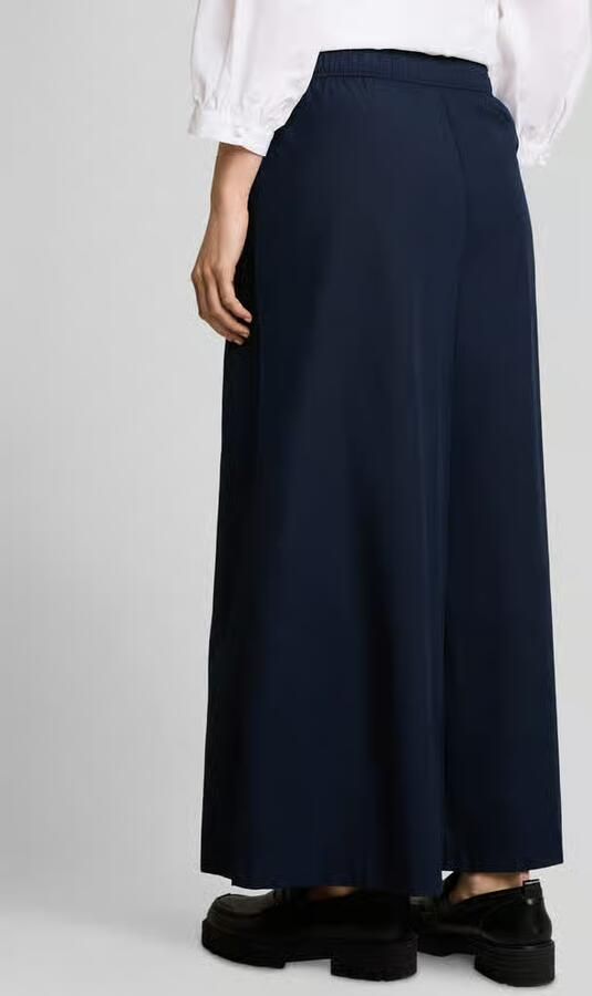 Tom Tailor Wide leg culotte van katoenmix - Foto 3