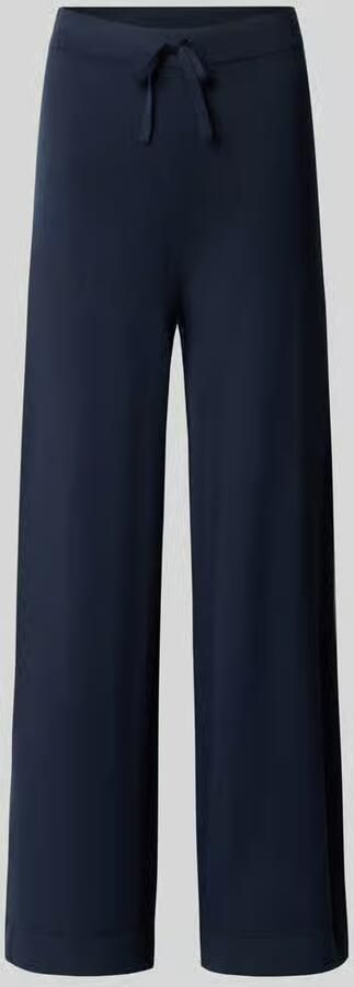 Tom Tailor Wide leg culotte van katoenmix met aandeel zijde