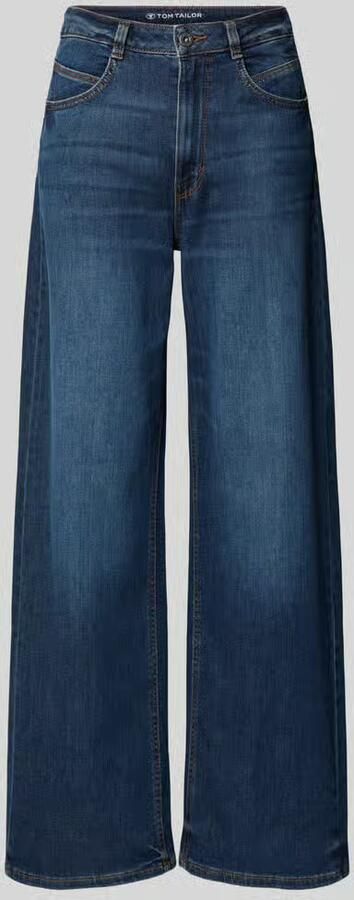 Tom Tailor loose fit jeans van katoenmix model 'MADINA WIDE' - Foto 3