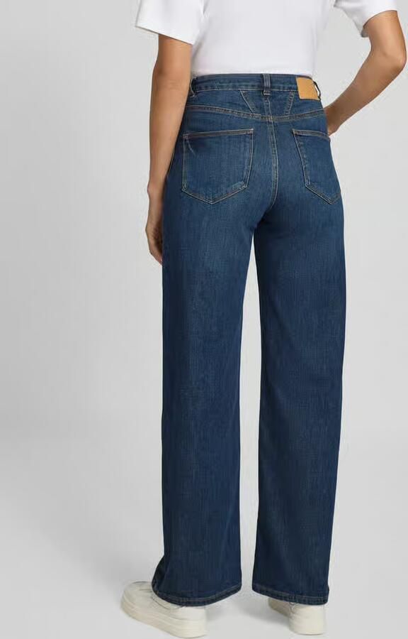 Tom Tailor loose fit jeans van katoenmix model 'MADINA WIDE' - Foto 6