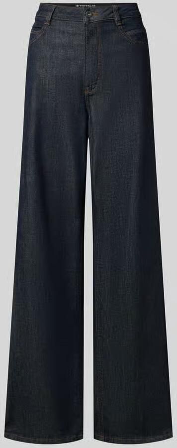 Tom Tailor Wide leg jeans van katoenmix model 'MADINA'