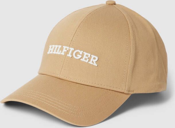 Tommy Hilfiger Baseballpet met labelstitching model 'HILFIGER'