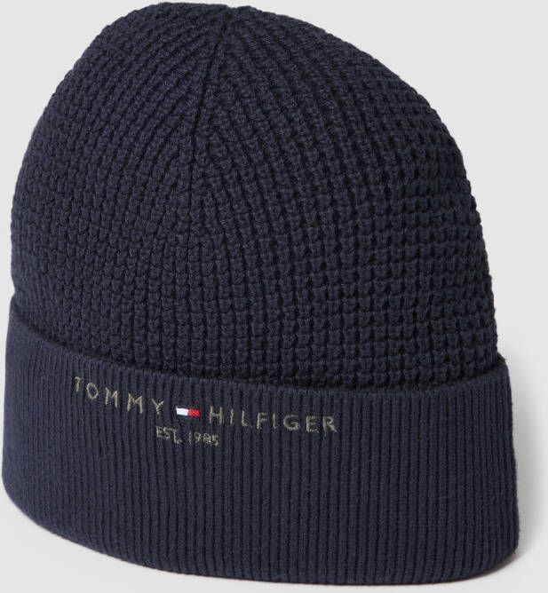 Tommy Hilfiger Beanie met labeldetail model 'HORIZON'