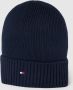 Tommy Hilfiger Beanie met labelstitching model 'ESSENTIAL FLAG BEANIE' - Thumbnail 2