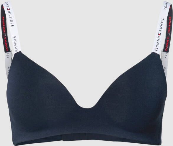 Tommy Hilfiger Underwear Triangel-bh in tweekleurige optiek