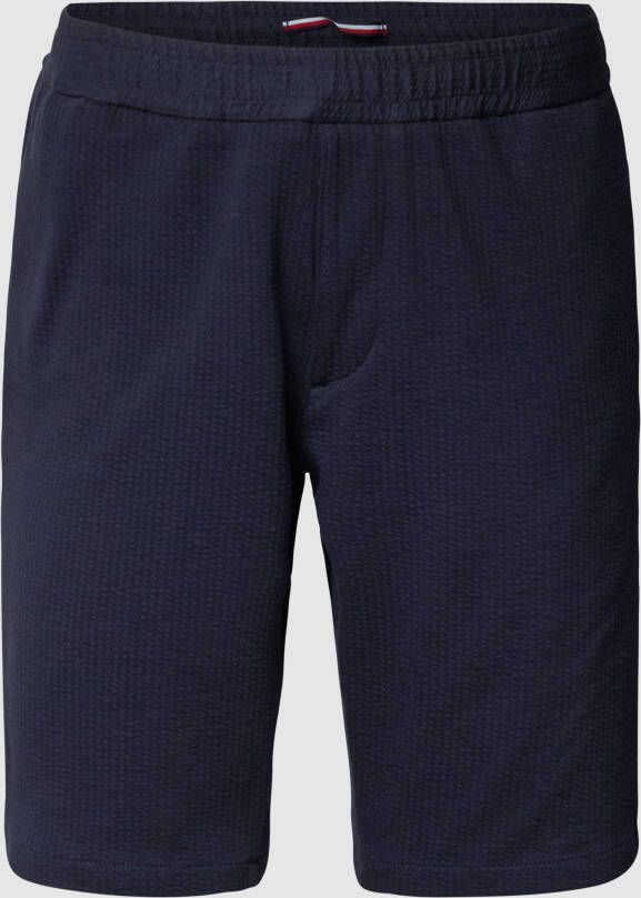 Tommy Hilfiger Comfortabele Shorts met Elastische Tailleband en Zakken Blauw Heren