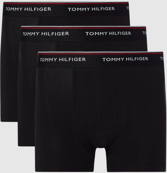 Tommy Hilfiger Underwear Trunk BT TRUNK 3 PACK met tommy hilfiger-logo op elastische tape (3 stuks Set van 3)