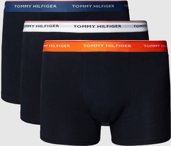 Tommy Hilfiger Big & Tall PLUS SIZE boxershort met labelopschrift in een set van 3 stuks