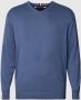 Tommy Hilfiger Big & Tall PLUS SIZE gebreide pullover met logostitching model 'PIMA' - Thumbnail 1