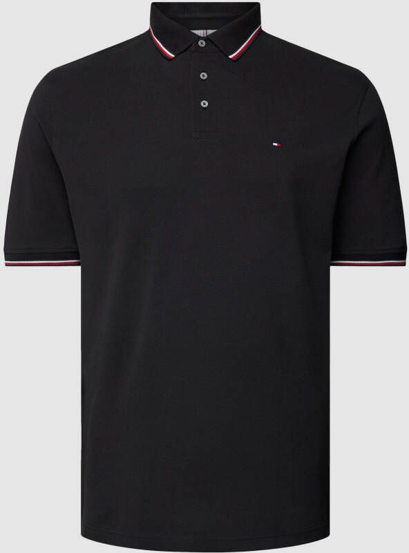 Tommy Hilfiger Big & Tall PLUS SIZE poloshirt met logostitching