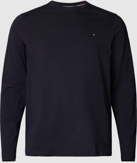 Tommy Hilfiger Big & Tall PLUS SIZE slim fit shirt met lange mouwen en labeldetail