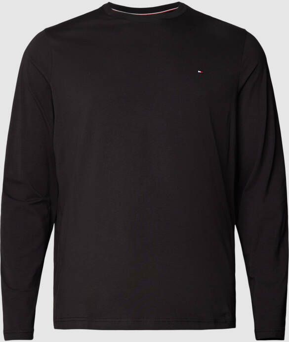 Tommy Hilfiger Big & Tall PLUS SIZE slim fit shirt met lange mouwen en labeldetail