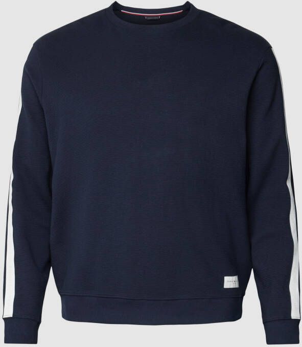 Tommy Hilfiger Big & Tall PLUS SIZE sweatshirt met contraststrepen