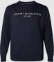 Tommy Hilfiger Big & Tall PLUS SIZE sweatshirt met labelstitching - Thumbnail 1