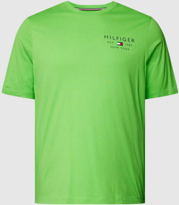 Tommy Hilfiger Big & Tall PLUS SIZE T-shirt met labelprint model 'LOVE'