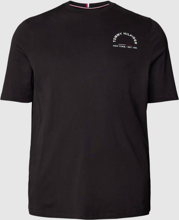 Tommy Hilfiger Big & Tall PLUS SIZE T-shirt met labelprint model 'SHADOW'