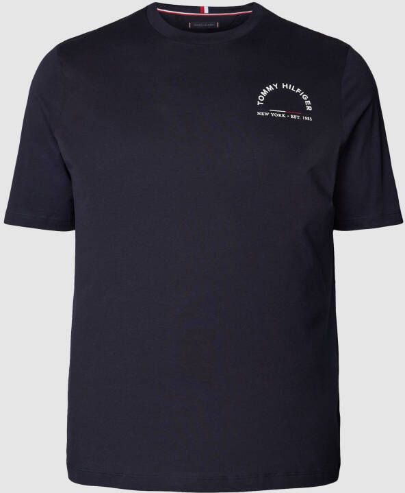Tommy Hilfiger Big & Tall PLUS SIZE T-shirt met labelprint model 'SHADOW'