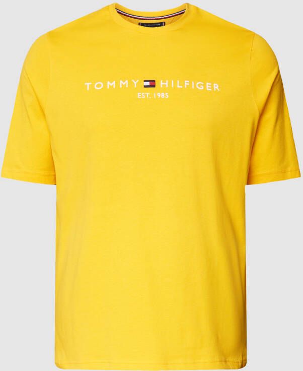 Tommy Hilfiger Big & Tall Plus size T-shirt met labelstitching