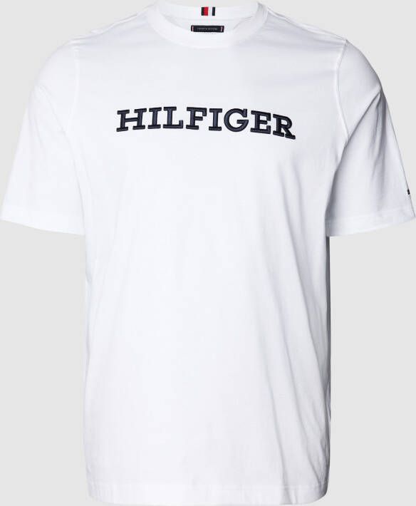 Tommy Hilfiger Big & Tall PLUS SIZE T-shirt met labelstitching