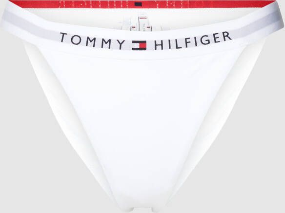 Tommy Hilfiger Swimwear Bikinibroekje TH WB CHEEKY BIKINI met tommy hilfiger-branding
