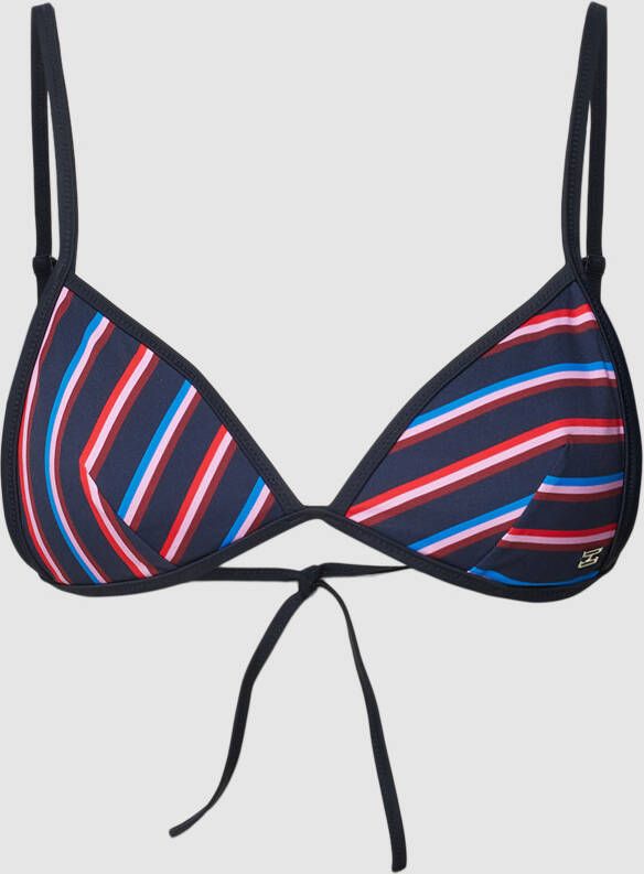 Tommy Hilfiger Bikinitop met streepmotief model 'TRIANGLE'