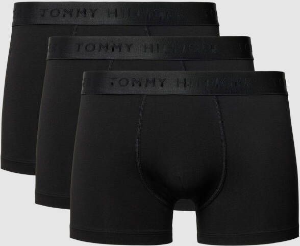 Tommy Hilfiger Boxershort met elastische band met logo in een set van 3 stuks