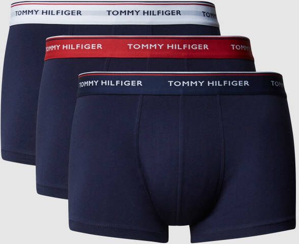 TOMMY HILFIGER UNDERWEAR Tommy Hilfiger Heren Boxershorts 3p Trunk Donkerblauw - Foto 9