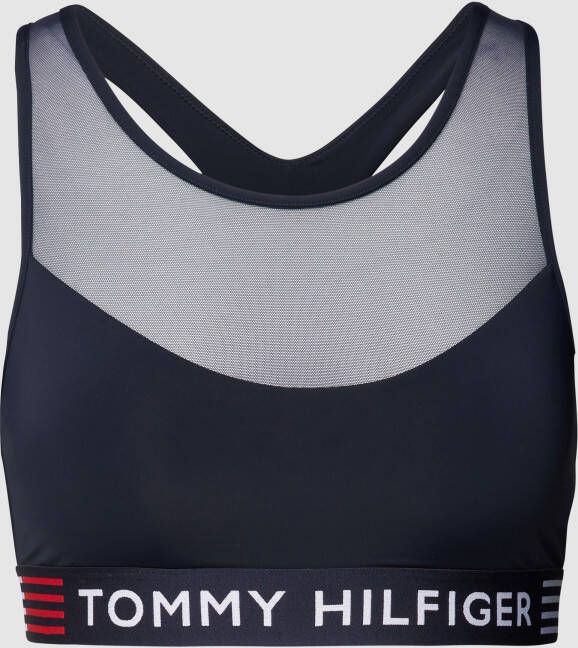 Tommy Hilfiger Underwear Bralette UNLINED BRALETTE met een meshinzet & tommy hilfiger elastische tape