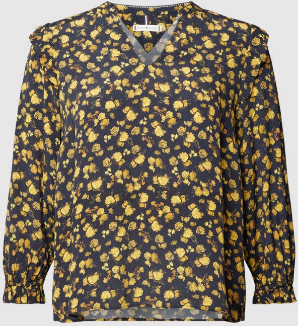 Tommy Hilfiger Curve PLUS SIZE blouse met all-over motief model 'MOSS'