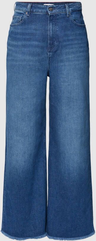 Tommy Hilfiger Curve PLUS SIZE jeans met gerafelde pijpboorden model 'SUKI'
