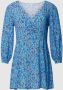 Tommy Hilfiger Curve Gedessineerde jurk CRV VIS FLORAL SHORT DRESS LS met gebloemde all-over print - Thumbnail 1