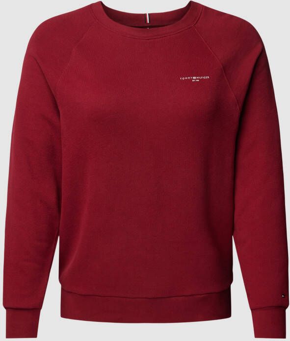 Tommy Hilfiger Curve PLUS SIZE sweatshirt met labelprint