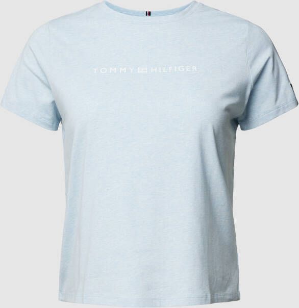 Tommy Hilfiger Curve PLUS SIZE T-shirt met labelprint model 'FROSTED'