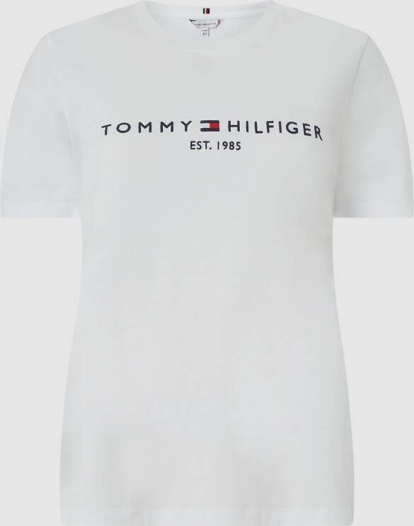 Tommy Hilfiger Curve PLUS SIZE T-shirt van katoen