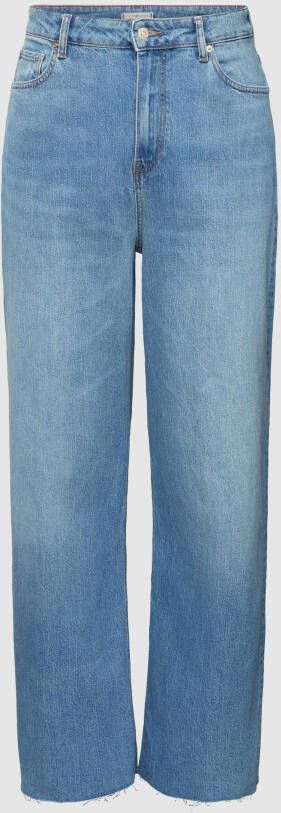 Tommy Hilfiger Curve PLUS SIZE wide leg jeans met labeldetails