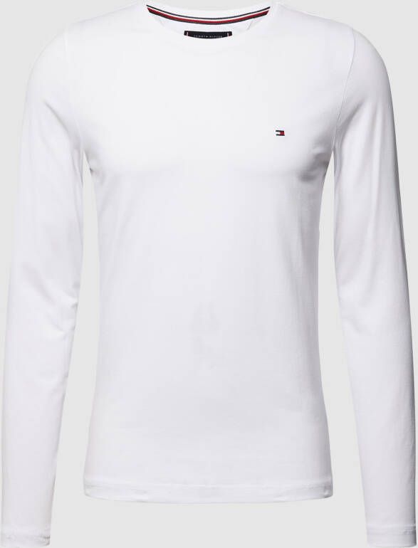 Tommy Hilfiger Extra slim fit T-shirt met labeldetail