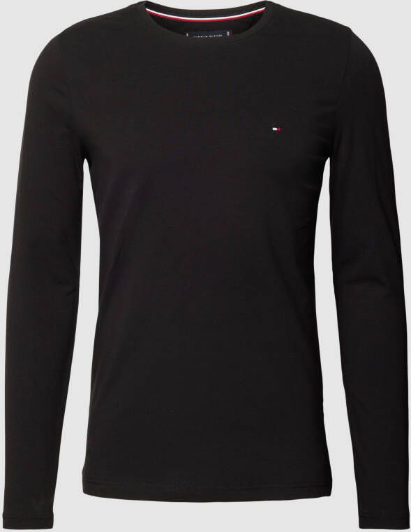 Tommy Hilfiger Extra slim fit T-shirt met labeldetail