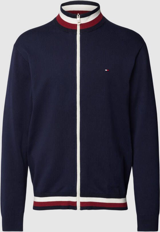 Tommy Hilfiger Sweatshirt GLOBAL STRIPE DETAIL ZIP THROUGH