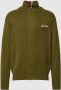 Tommy Hilfiger Gebreid jack met labelstitching model 'MONOTYPE' - Thumbnail 1
