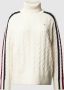 Tommy Hilfiger Gebreide pullover met contraststrepen model 'GLOBAL' - Thumbnail 1
