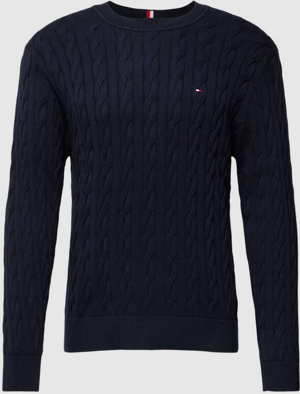 Tommy Hilfiger Gebreide pullover met kabelpatroon