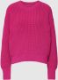 Tommy Hilfiger Roze Trui Org Cotton Button C-nk Sweater - Thumbnail 2
