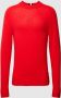 Tommy Hilfiger Merino Crewneck Sweater in Fireworks Rood Red Heren - Thumbnail 1