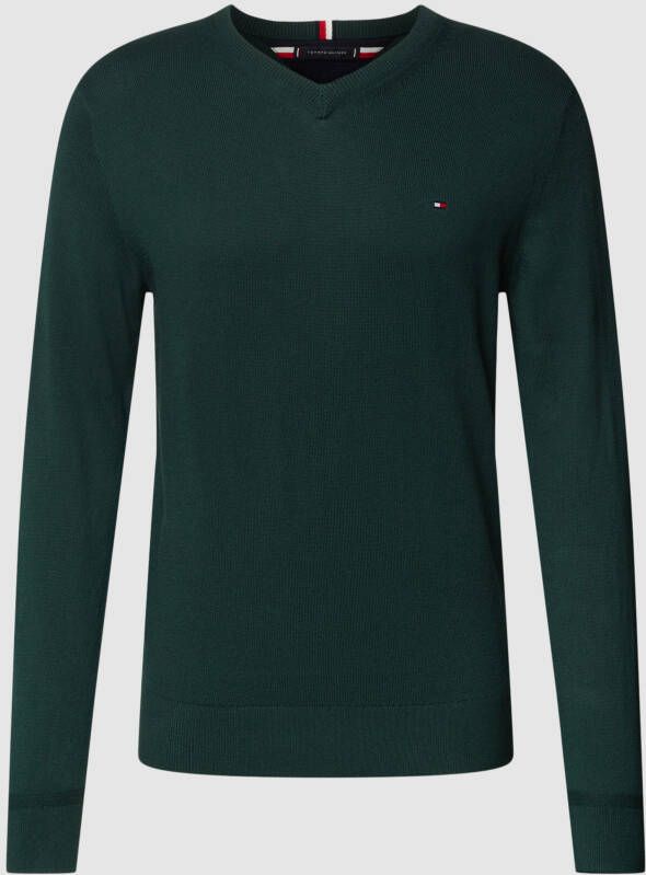 Tommy Hilfiger Gebreide pullover met logostitching