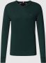 TOMMY HILFIGER Heren Truien & Vesten Structure Crew Nk Donkergroen - Thumbnail 2
