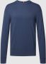 TOMMY HILFIGER Heren Truien & Vesten Pima Org Ctn Cashmere Crew Neck Blauw - Thumbnail 3