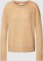 Tommy Hilfiger Trui met ronde hals SOFTWOOL CABLE C-NK SWEATER met -logo-borduursel - Thumbnail 4